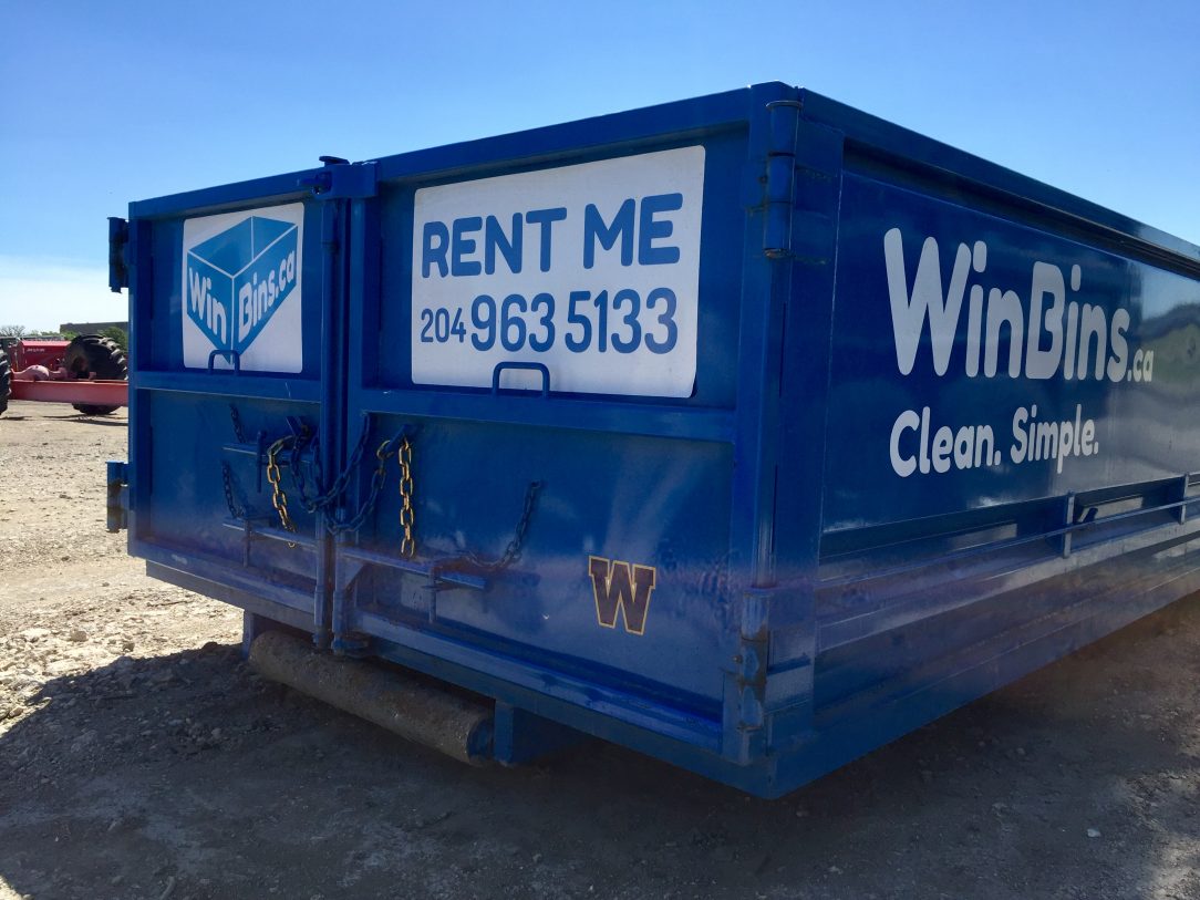 Winnipeg Bin & Dumpster Rentals by WinBins - bombers bin